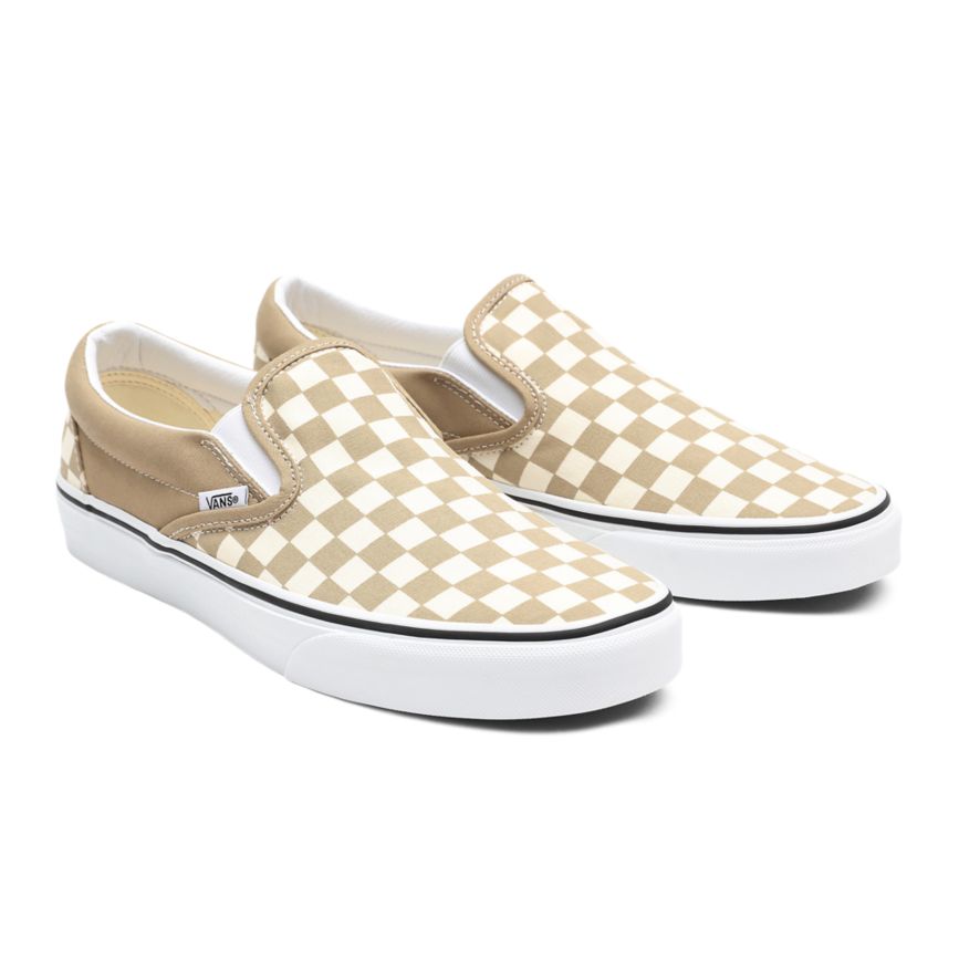 Vans Checkerboard Classic Slip-On Dam Vita - Vans Classics Outlet (JBIXM2958)